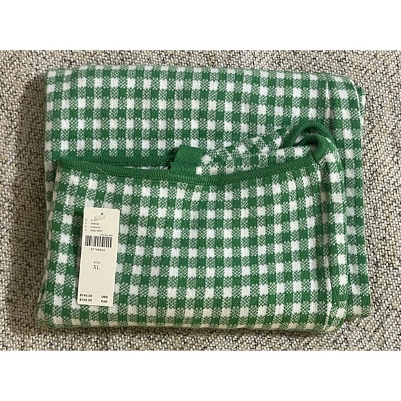 Anthropologie Gingham Knit Mini Dress NWT SZ XL - Picture 11 of 14